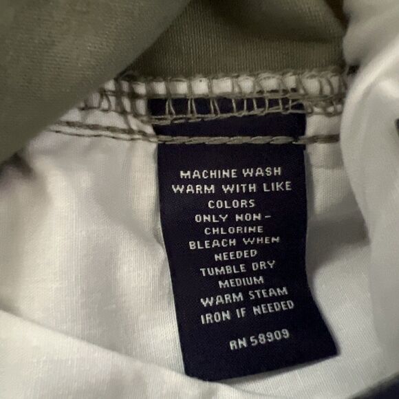 Roundtree Yorke Casuals NWT Mens Shorts Size 42 Straight Fit Drawstring Olive - Picture 8 of 11